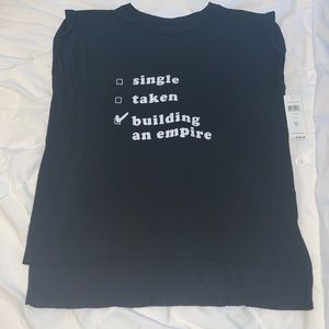graphic tee ~~ single taken building an empire